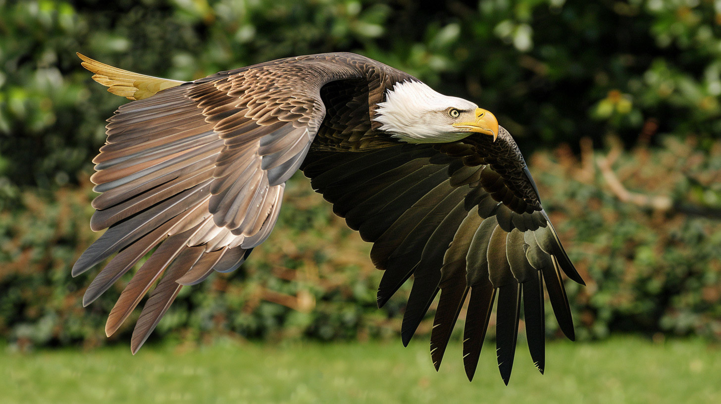 Bald Eagle Digital Background in 16:9 Aspect Ratio