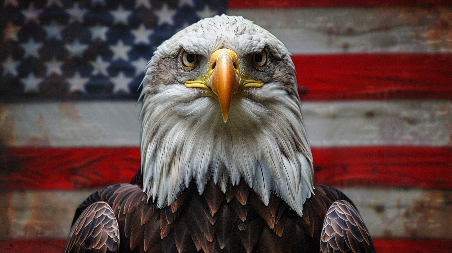 Download 1920x1080 Bald Eagle Flag HD Pics