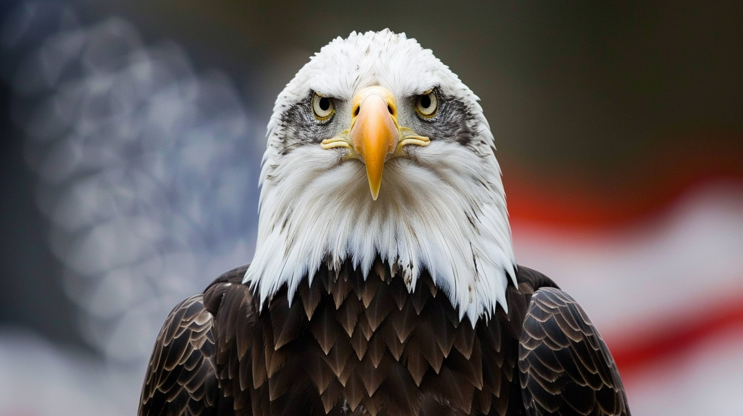 Stunning 4K Bald Eagle Digital Background for PC