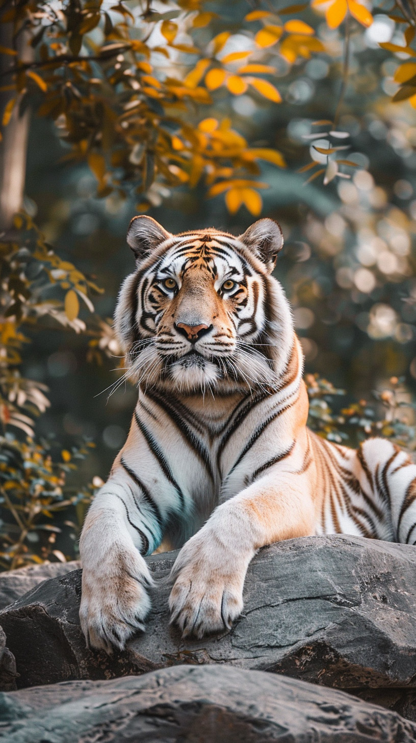 High-Definition White Tiger Images for Mobile Devices