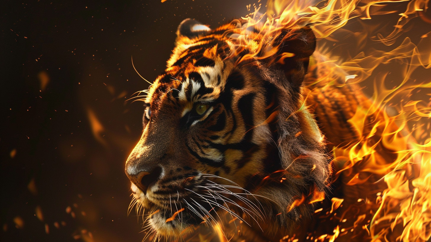 High-Quality 4K Bengal Tiger Wallpaper for PC