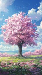 Unique Sakura Tree Digital Backgrounds for All Brands