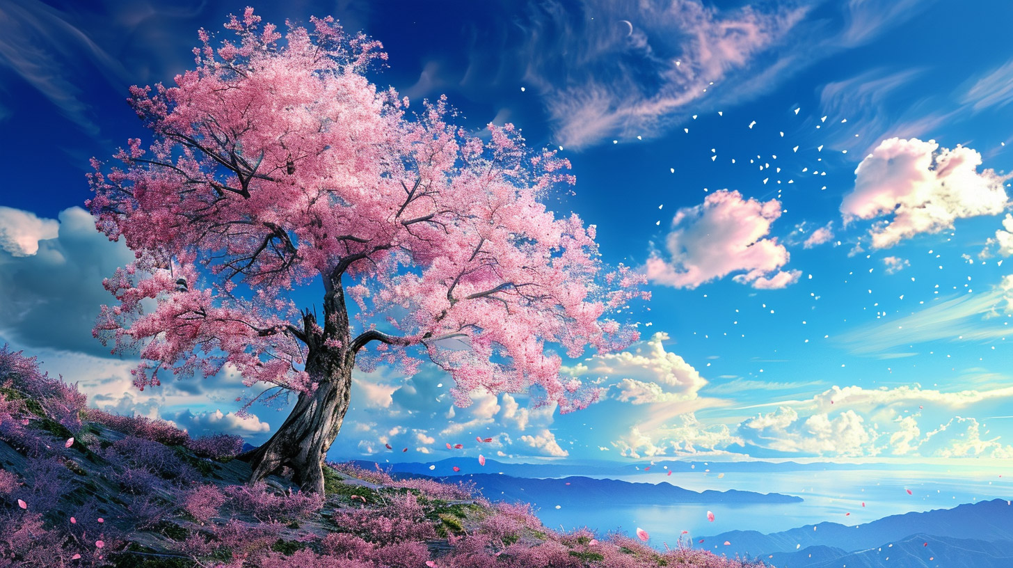 Download Gorgeous Sakura Tree HD Wallpaper for Desktop