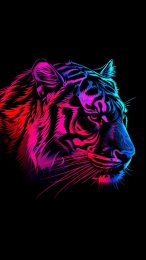 Dynamic HD Wallpaper Featuring Tigers for Mobile Use