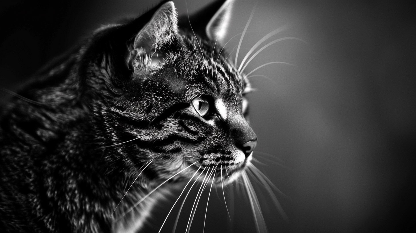 Download HD Black and White Cat Pictures