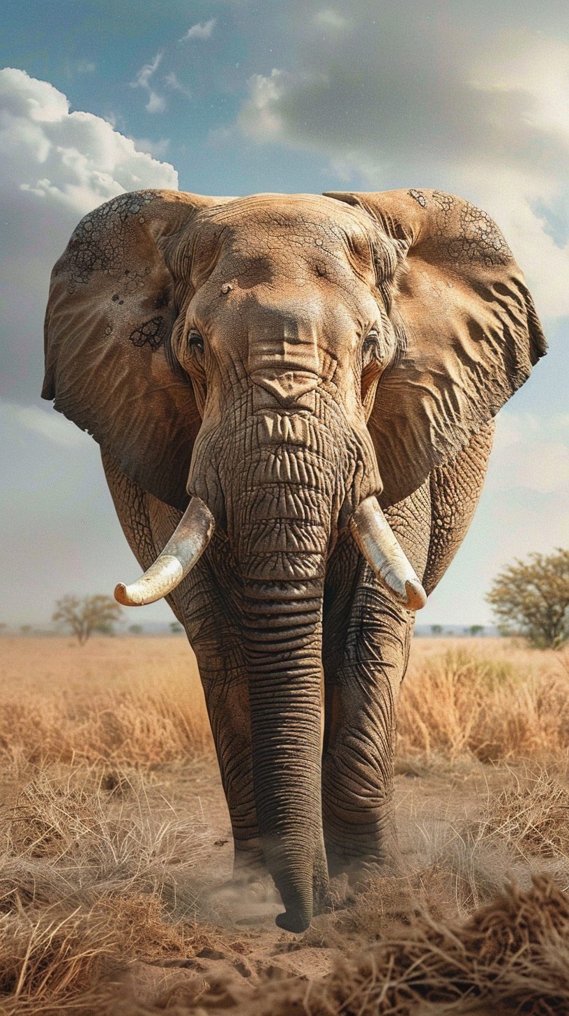 Free Big Elephant Mobile Wallpaper Collection to Download