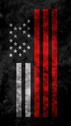 Black American Flag Wallpaper: HD Digital Background for Mobile