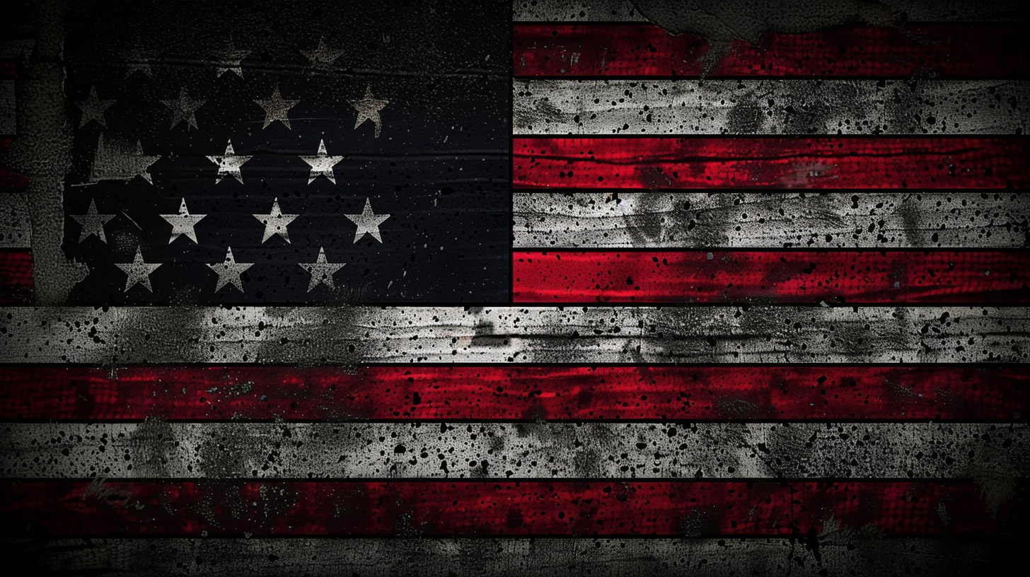 Black American Flag HD Pics for Stylish Desktops