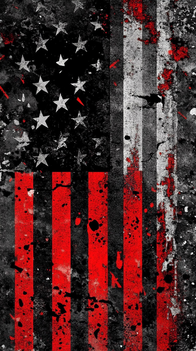 Stunning Black American Flag Images for Mobile Devices