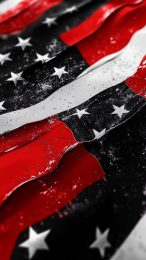 High-Definition Black American Flag Pictures for Android Users