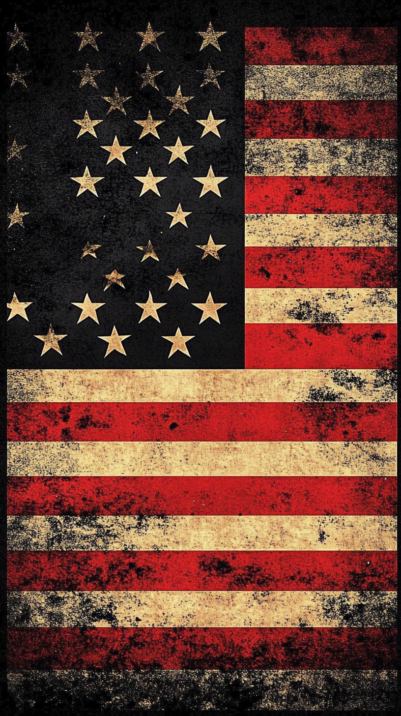 Exclusive Mobile Wallpapers Featuring the Black American Flag