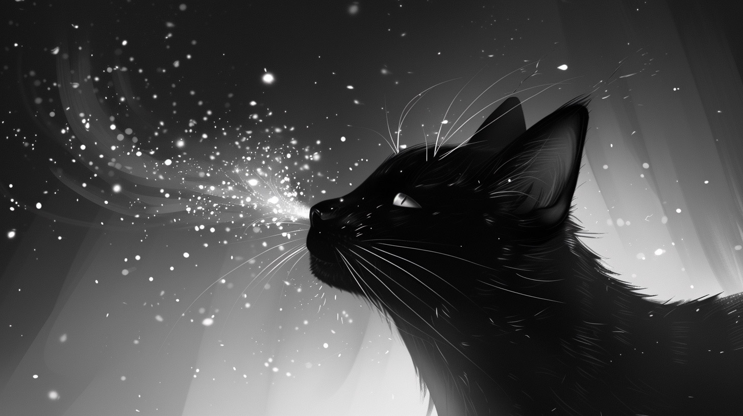 Black and White Cat Aesthetic: Stock Photos in HD