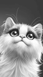 Cute Cartoon Cat Backgrounds for Android Mobile Devices