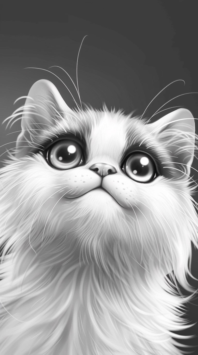 Cute Cartoon Cat Backgrounds for Android Mobile Devices