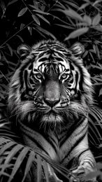 Download Free Black and White Tiger Pictures for iPhone