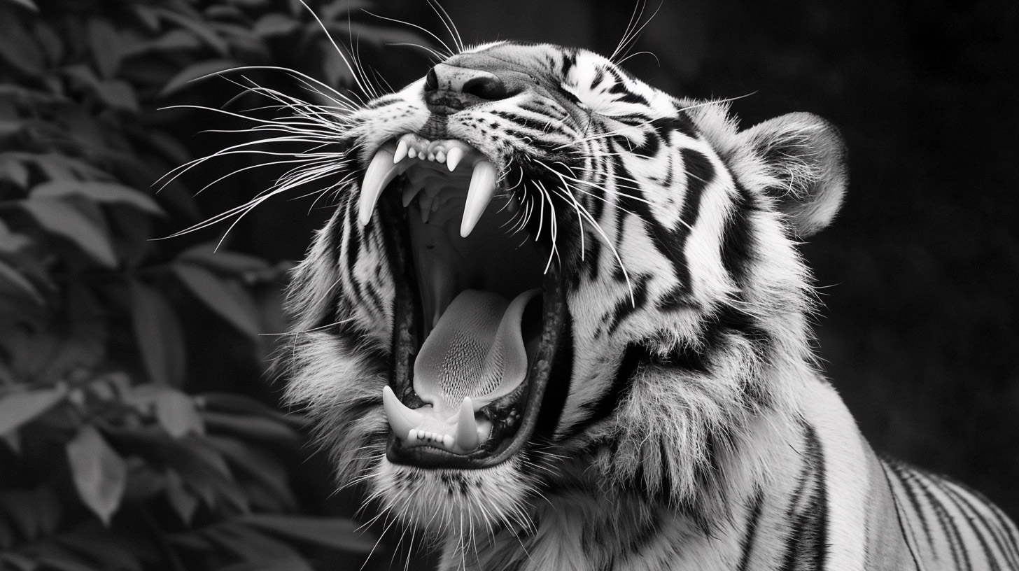 Tiger Roar HD Wallpaper: Perfect Digital Background