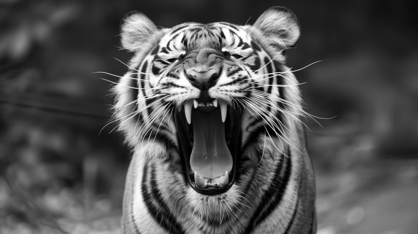 Free HD Pics of Roaring Tiger for PC Wallpapers