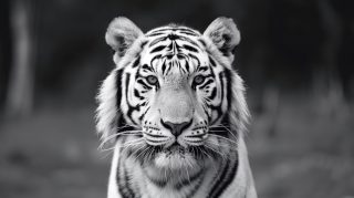 Explore Free Pictures of Black-and-White Tiger Art