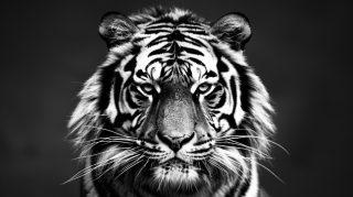 Ultra HD Black and White Tiger Desktop Backgrounds