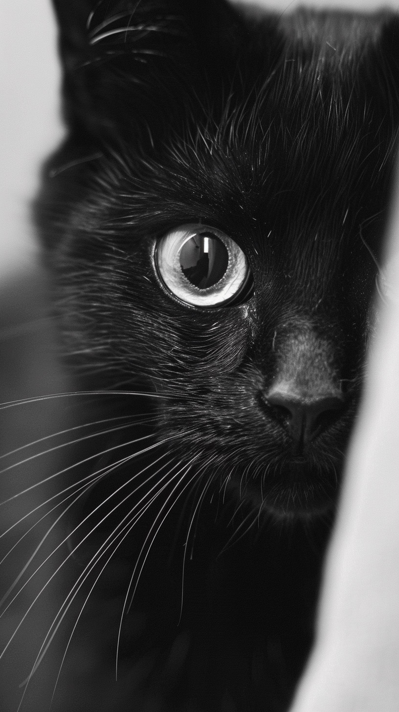 Charming Black Cat Pictures for Your Android Device