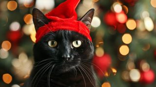 Pictures of Black Cats: Christmas HD Wallpapers