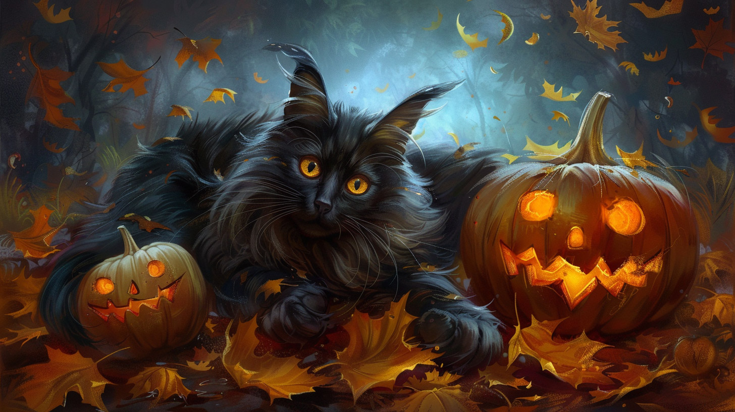 Free Download: High-Quality Black Cat Halloween Images