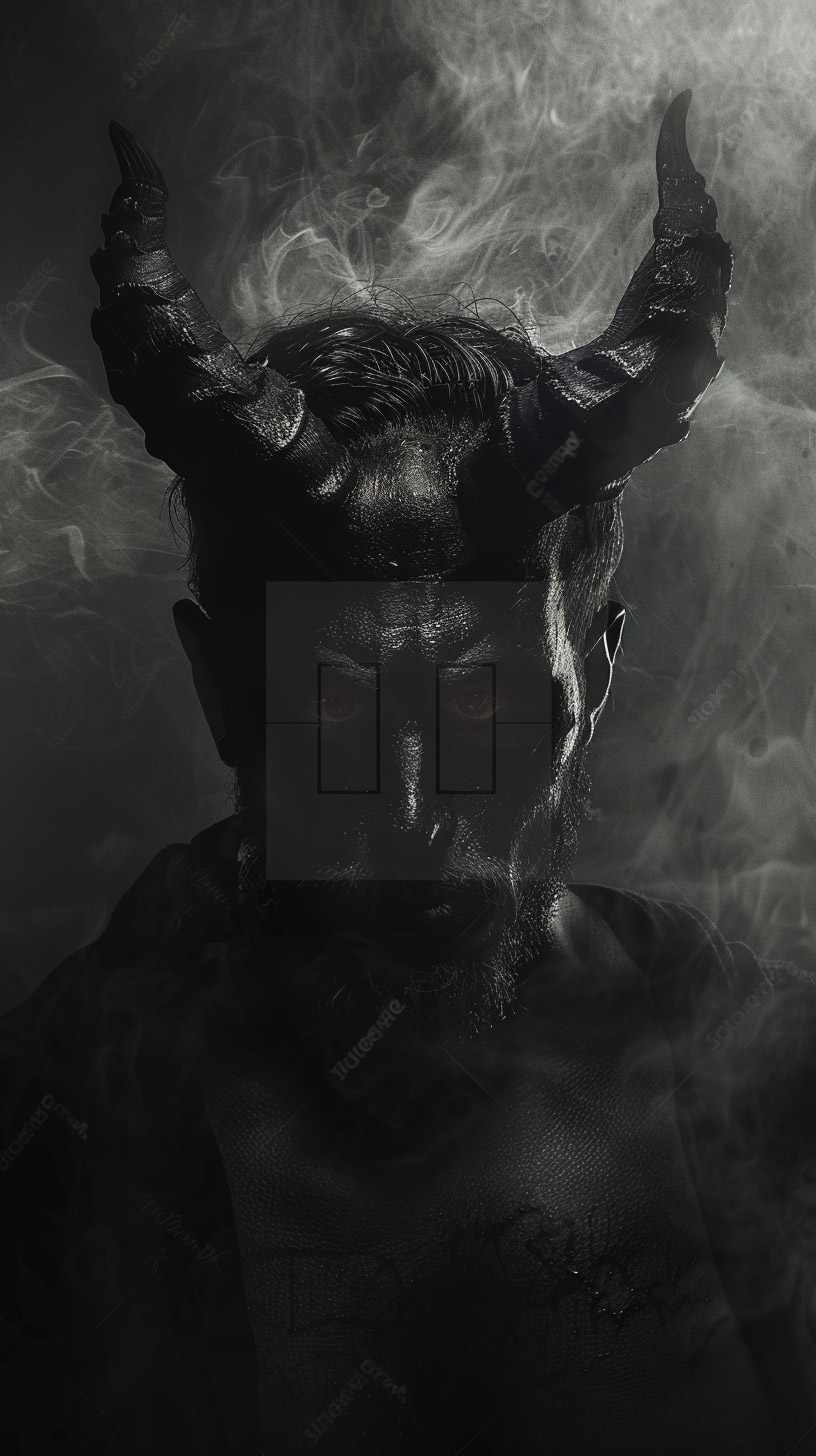 Mobile Wallpaper: Dark Themed Black Demon Photos