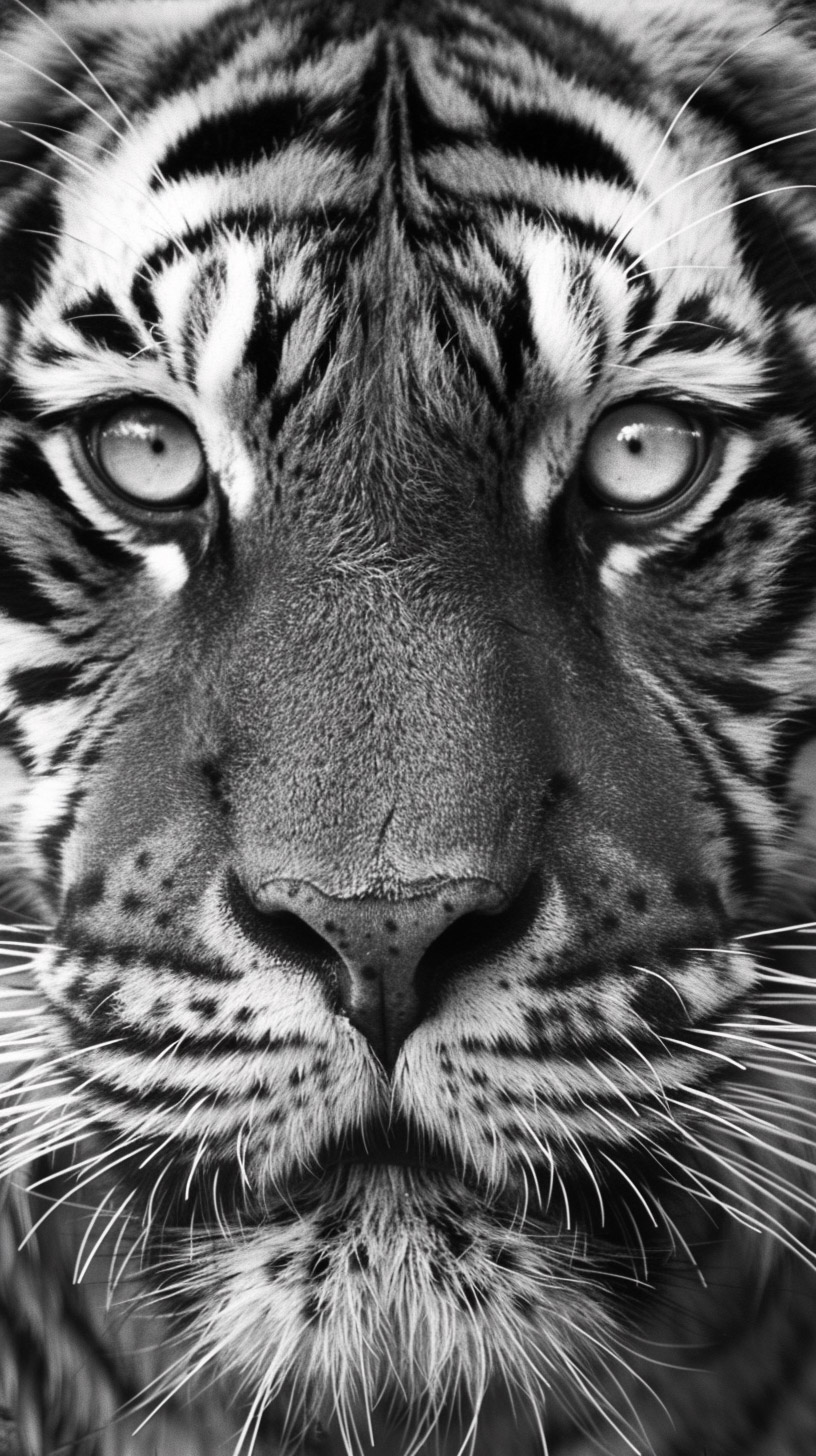 Capture the Wild: Black Tiger HD Photos for Phones