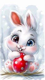 Easter Bunny Cartoon Image: Perfect for Mobile Phones