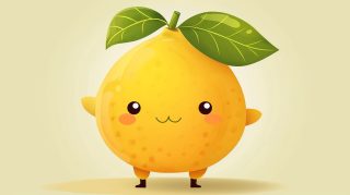 Download Cartoon Lemon HD Wallpaper in 16:9 Format