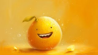 Free HD Wallpaper: Cartoon Lemon in Ultra HD