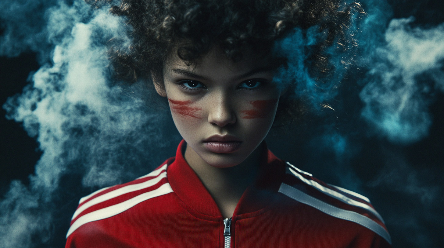 Captivating Digital Backgrounds Inspired by Classic Adidas Ads