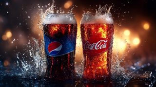 Vibrant Images of Classic Soda Ads in Ultra HD