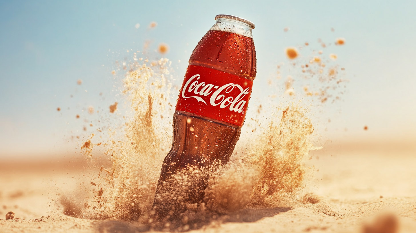 Coca-Cola Inspired AI Wallpaper for 1920x1080 Displays