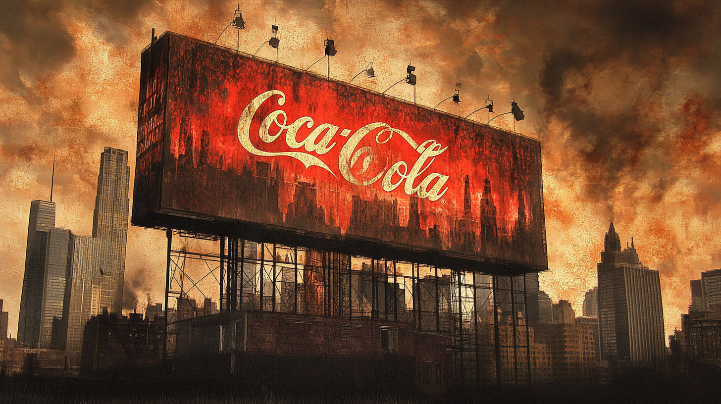 Eye-catching 16:9 HD Wallpaper with Coca-Cola Themes