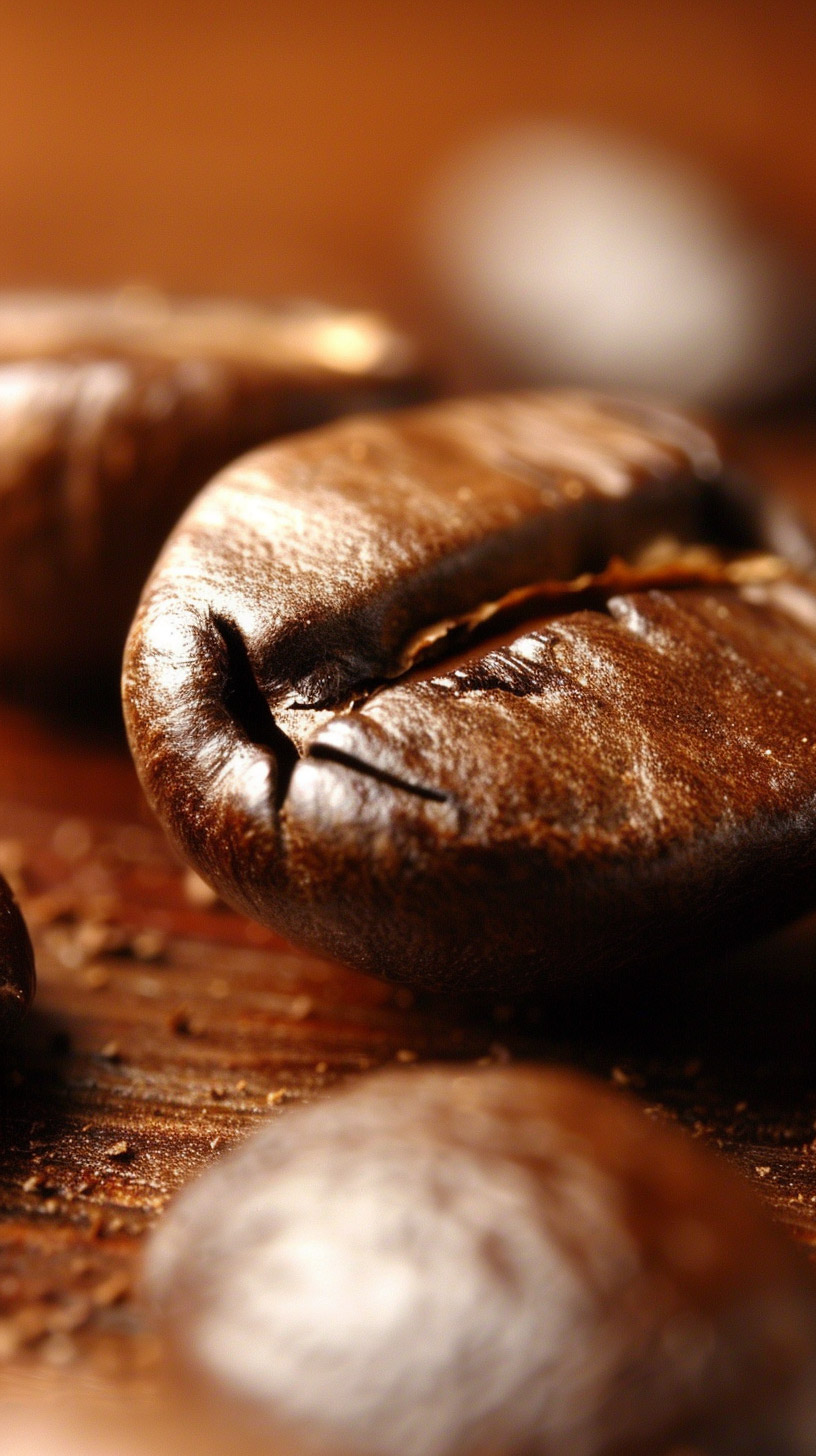 High-Quality Coffee Bean Picture for iPhone Users