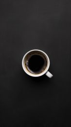 Vibrant Coffee Cup Mobile Wallpaper in 9:16 Ratio