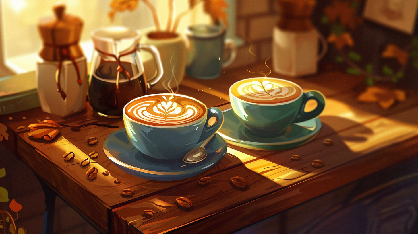 Explore 4K Coffee Digital Backgrounds for Vibrant PCs