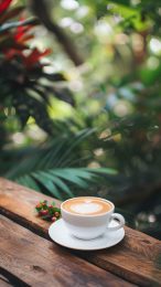 Aesthetic Coffee Shop Digital Backgrounds for iPhones