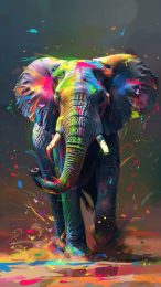 Refresh Your Phone with Colorful Elephant Wallpapers