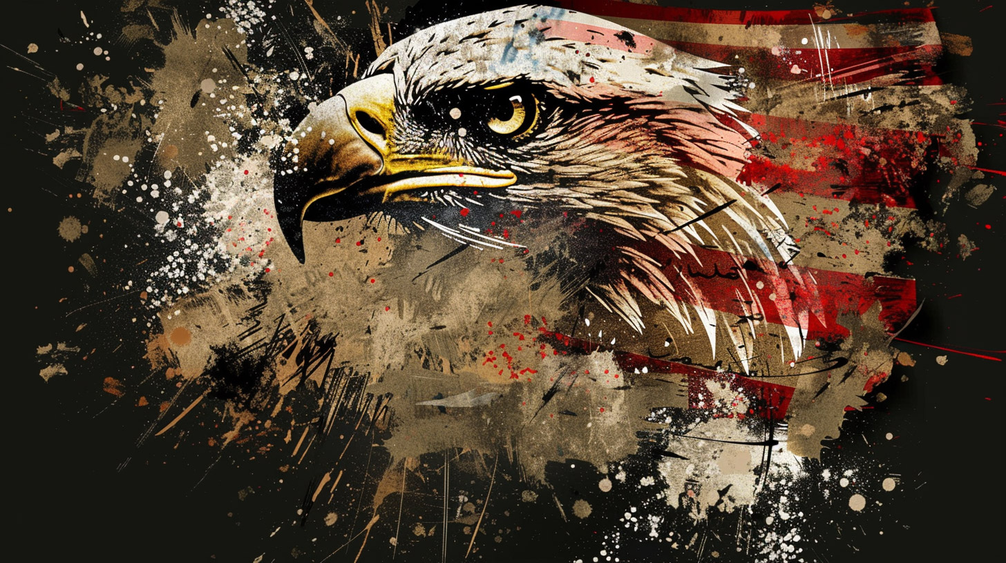 Cool American Flag Eagle Wallpaper for HD Desktops