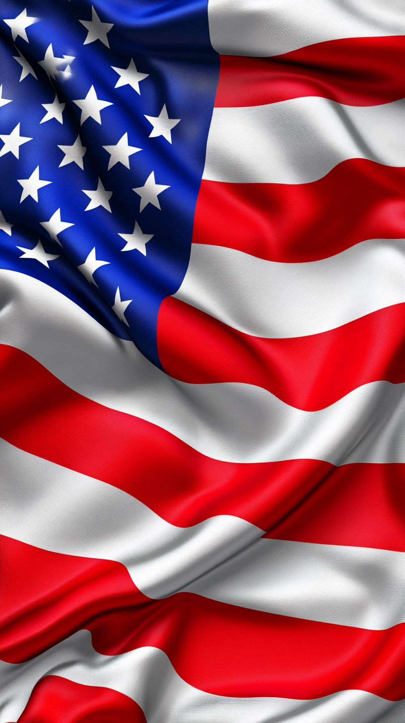 Unique American Flag Digital Background for iPhone