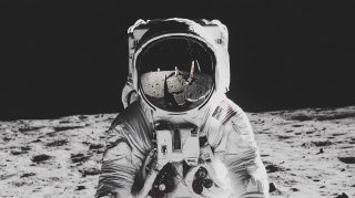 Ultra HD Moon Landing Image for Free Download