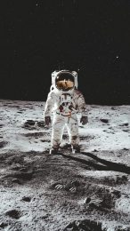 High-Quality Pictures of the Moon Landing for iPhone