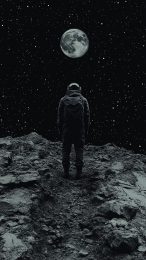 Breathtaking iPhone Moon Landing Photo for Your Wallpaper