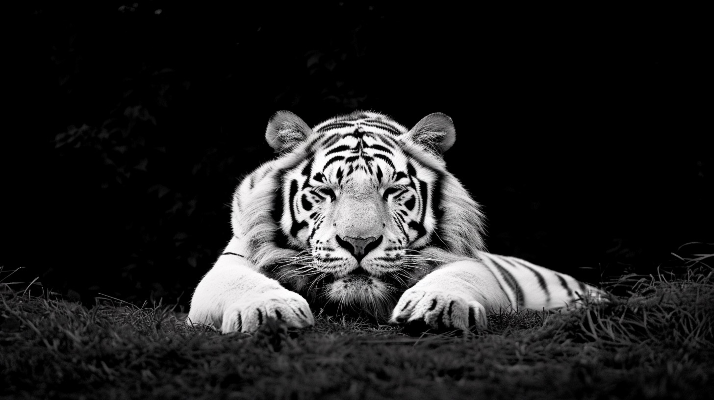 Stunning HD Wallpaper of White Tiger for PC