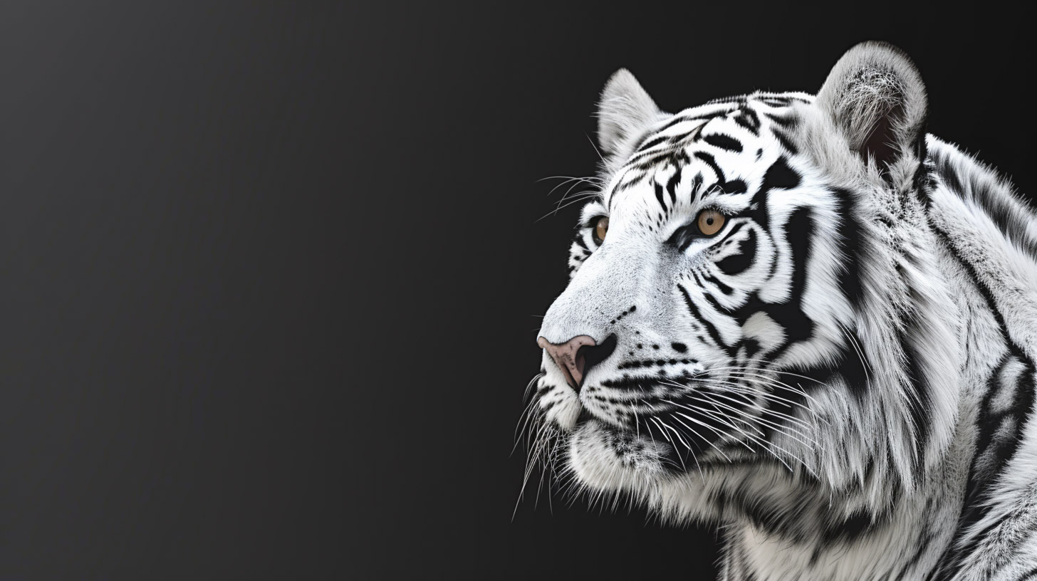 Cool White Tiger Wallpaper in Ultra HD for Desktop