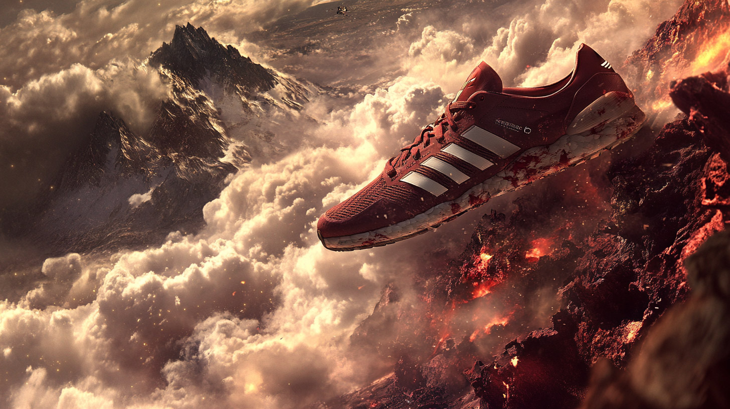 Digital Background: Creative Adidas Shoes for PC Wallpapers