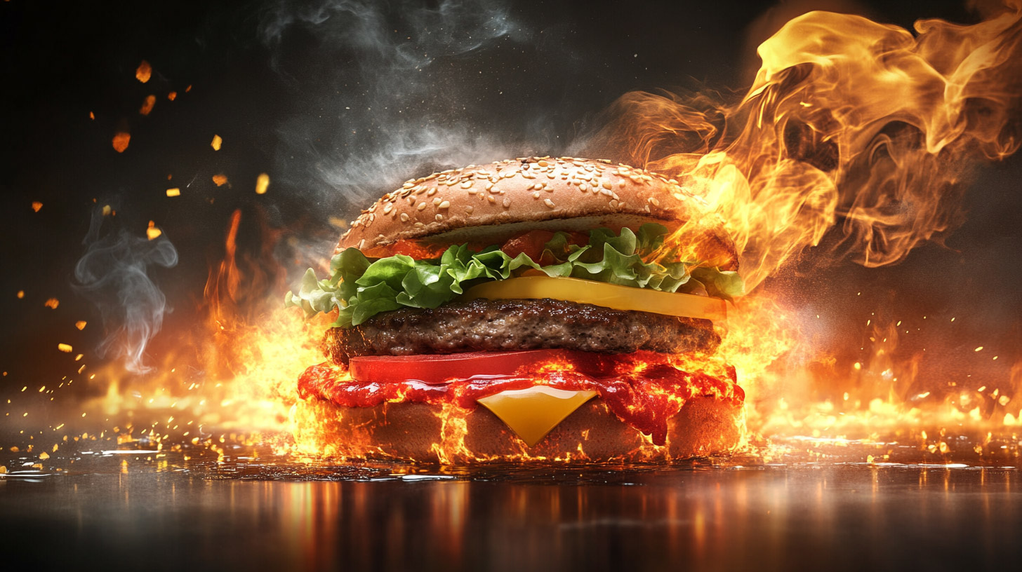 8K Resolution McDonald's Burger Ad Concepts to Explore