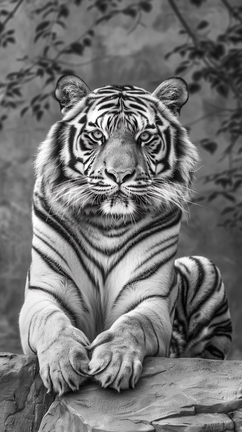 Beautiful Digital Backgrounds: Cute Tiger Photos